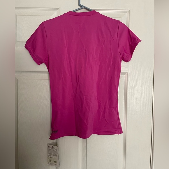 O'Neill Women's Fuchsia Short Sleeve Tee - Picture 8 of 8